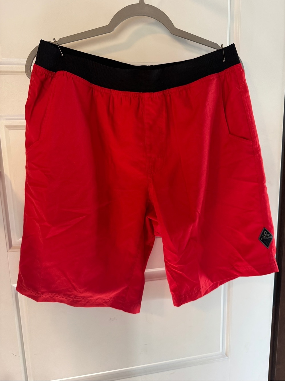 Prana Ten Thousand Internal Short| Rare| No Liner| Salsa Red